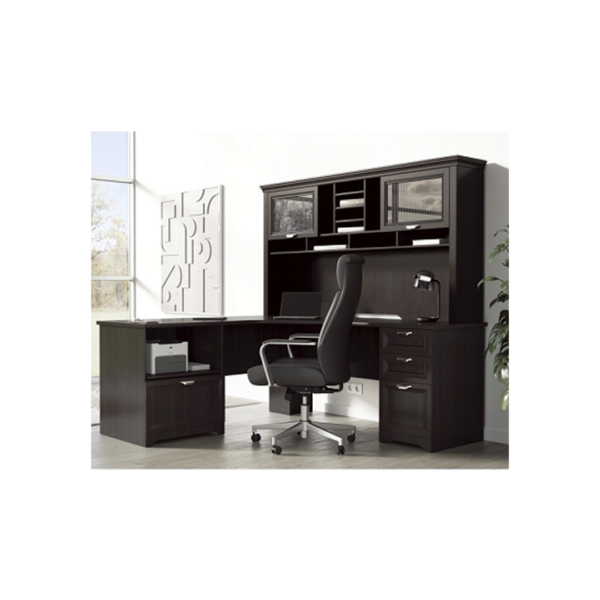 Realspace® Magellan Performance 71"W L-Shape Corner Desk, Espresso